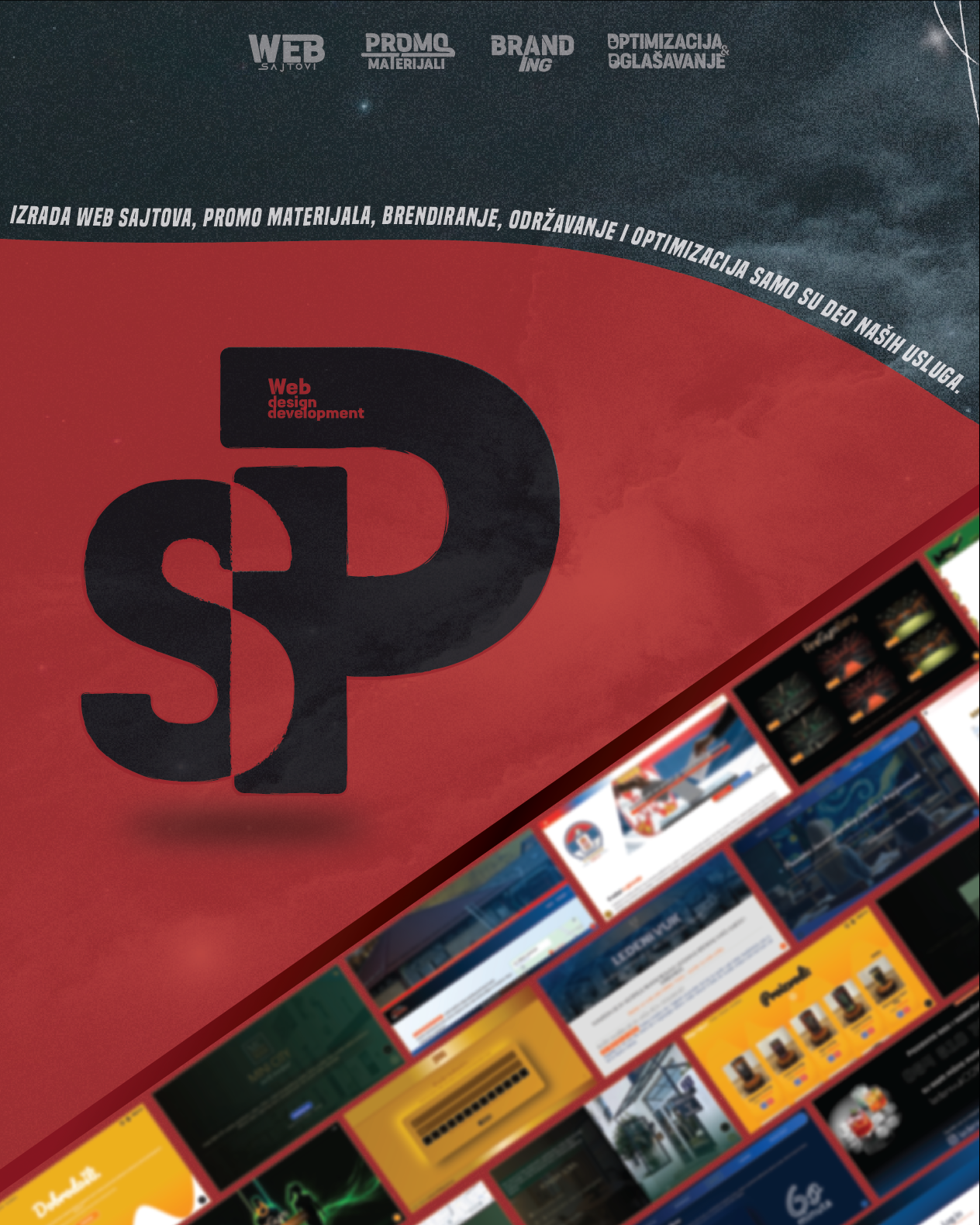 Marketing materijal slike Izrada sajtova PS