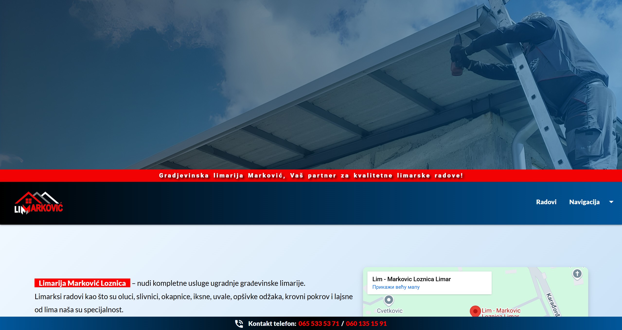 Slike sa sajta limarijamarkovic.co.rs
