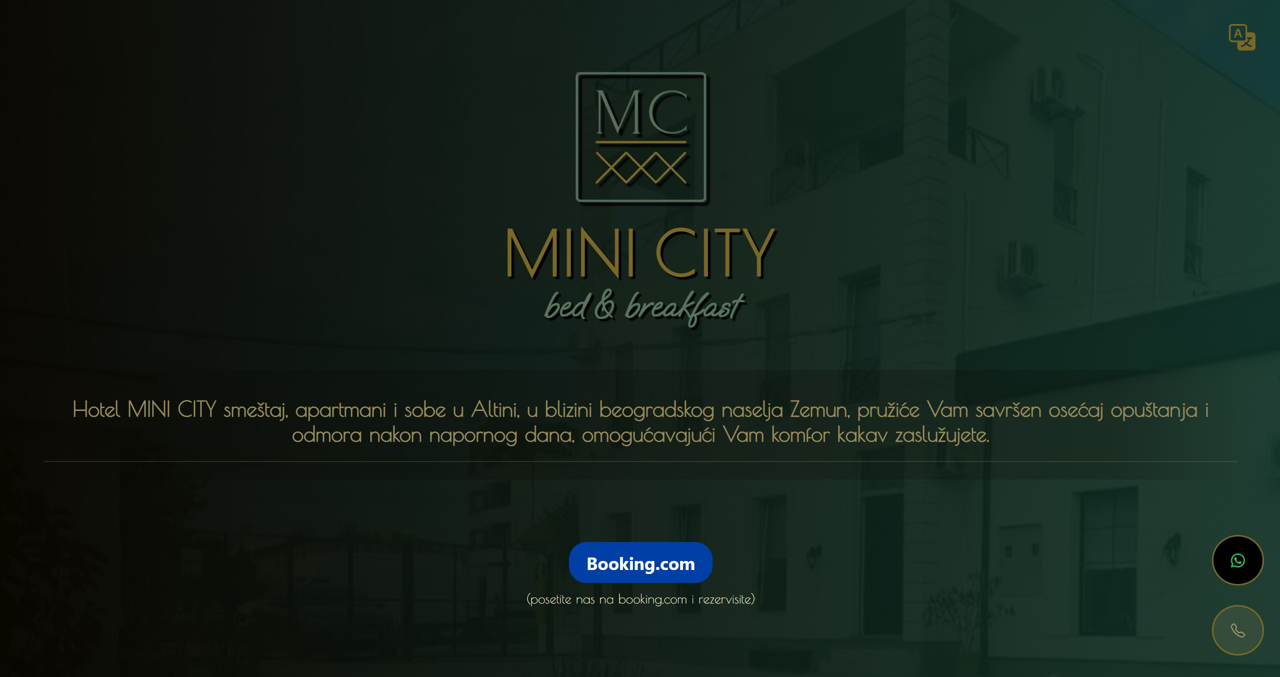 Slike sa sajta minicityhotel.com