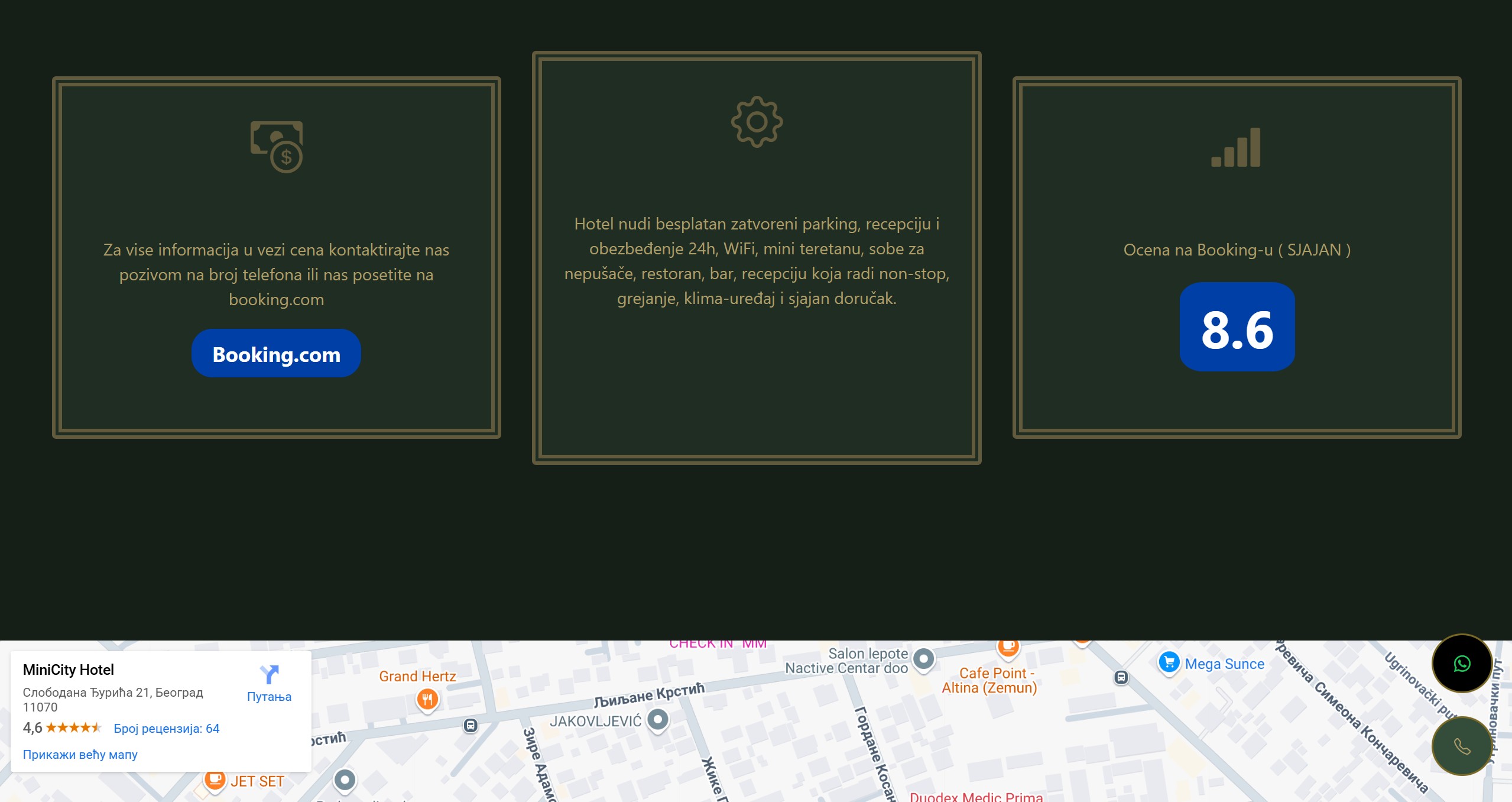 Slike sa sajta minicityhotel.com